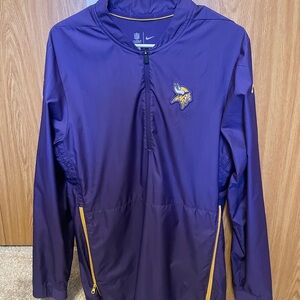 Nike Purple Vikings Pullover Jacket